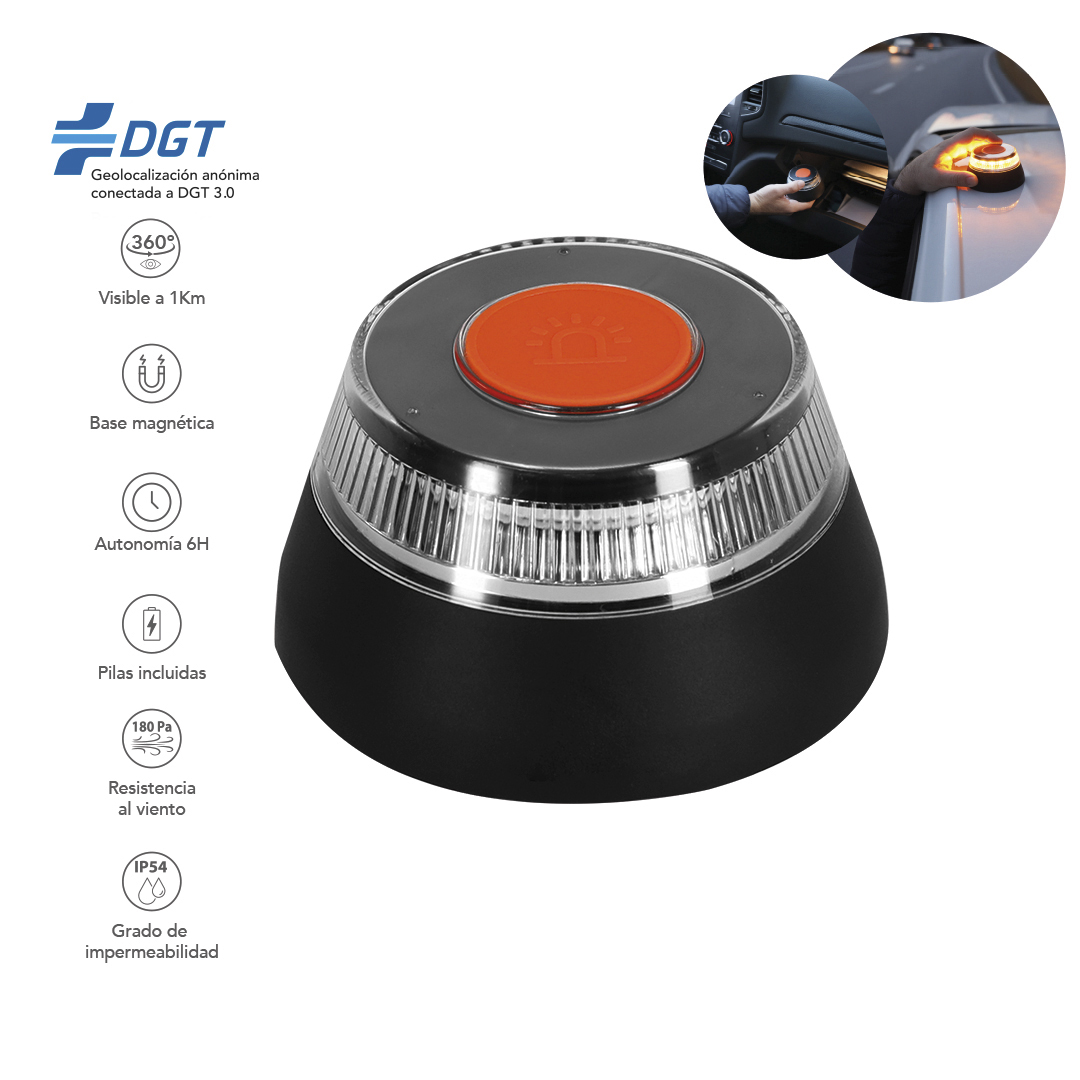 Luz Emergencia V16 Geolocalizada Kershaw