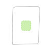 En el frontal (3x3 cm)